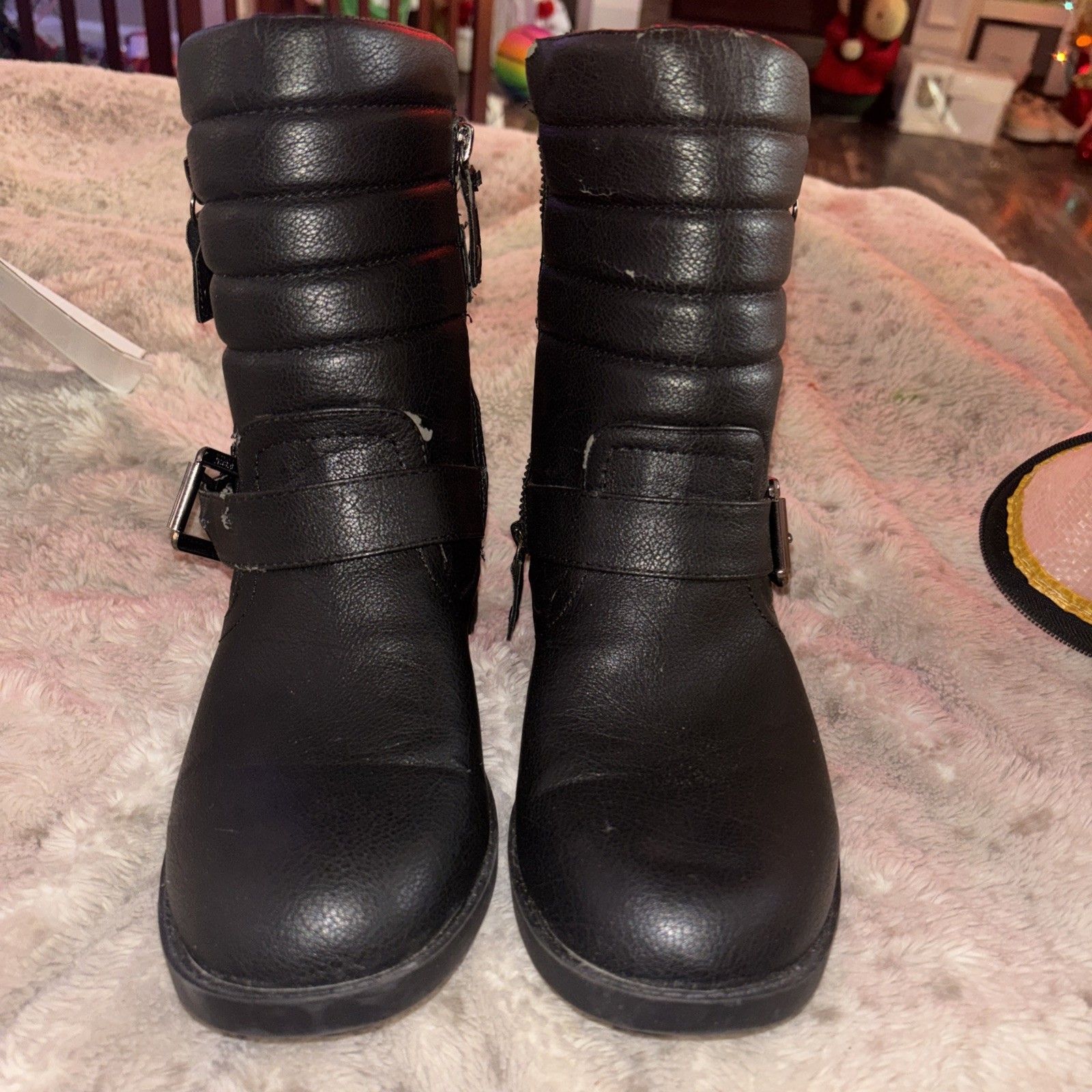 Rampage Women’s Fable Black Boots Size: 8 1/2 M (#Bb5130)